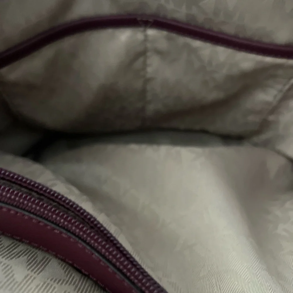 Michael Kors Burgundy Tote Bag